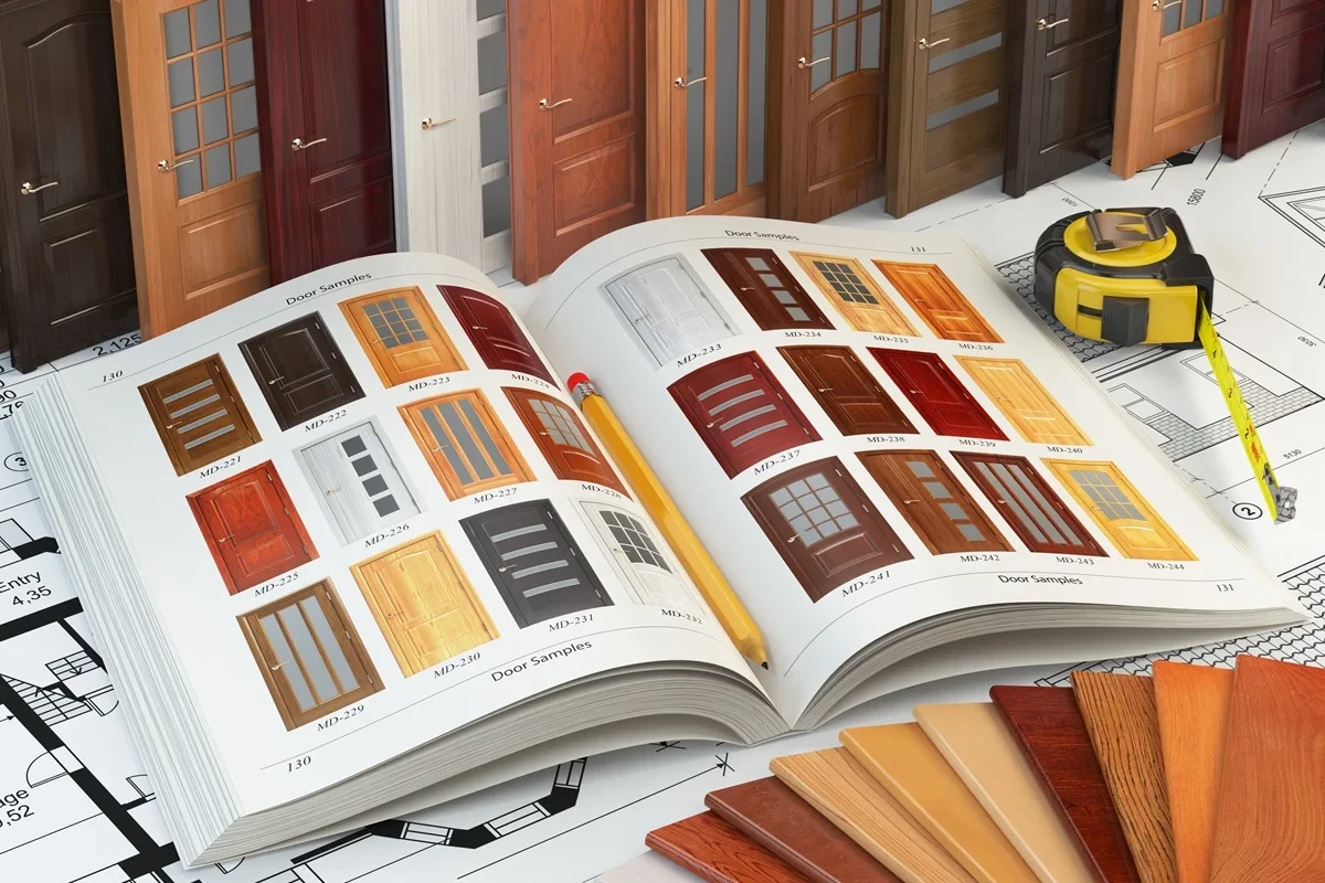 catalog featuring different types of doors