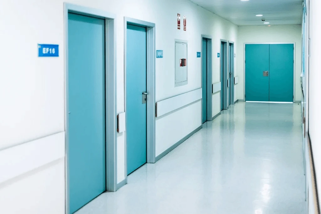 empty hospital hall