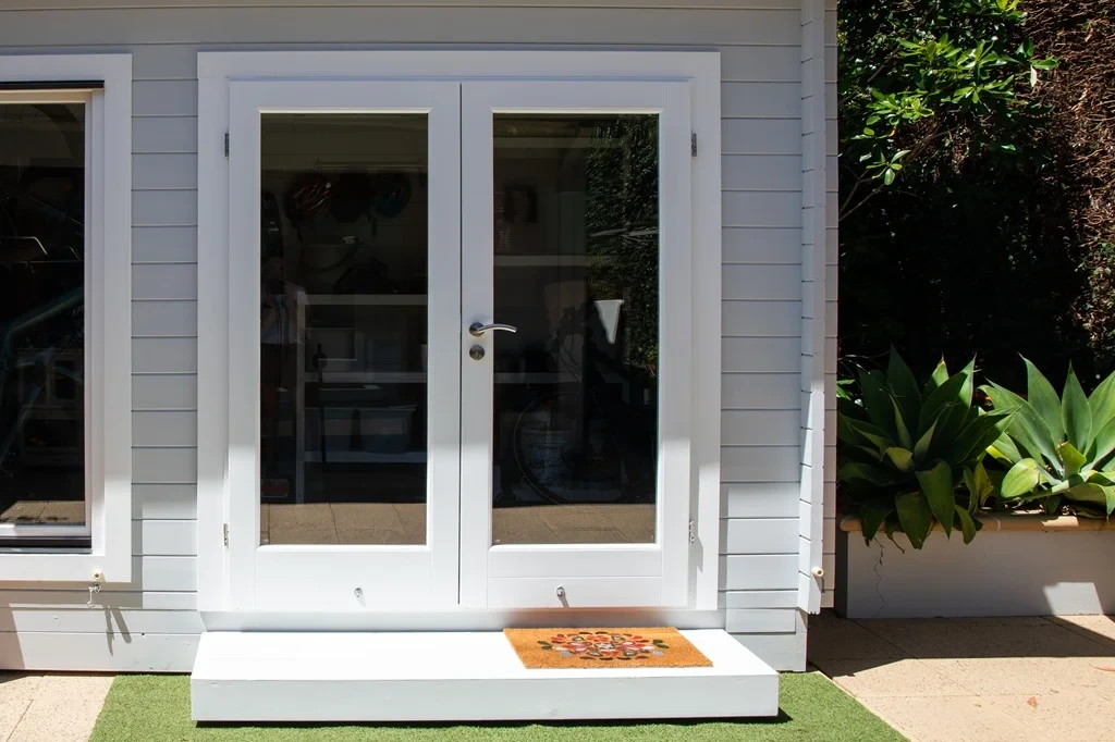 glass exterior doors