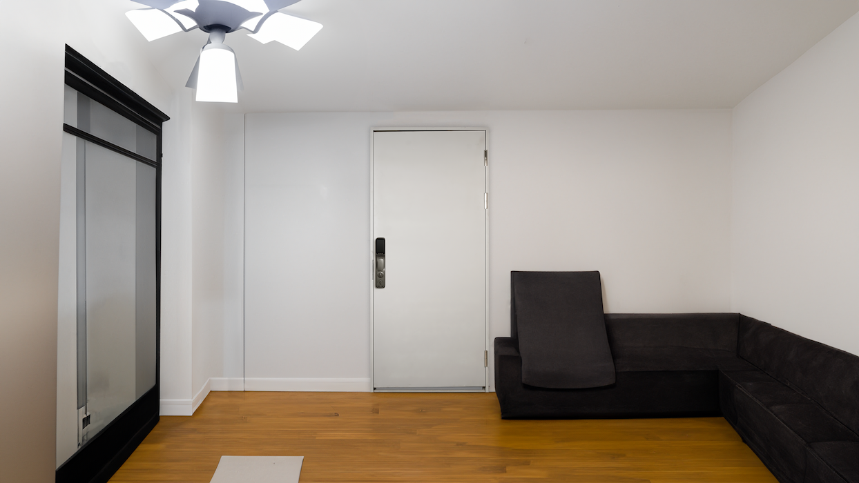 smart steel door in apartment