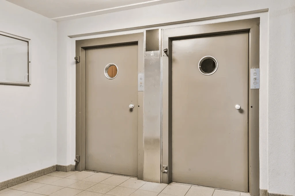 example of aluminum door for school
